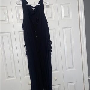 Elegant Black Sleeveless jumpsuit